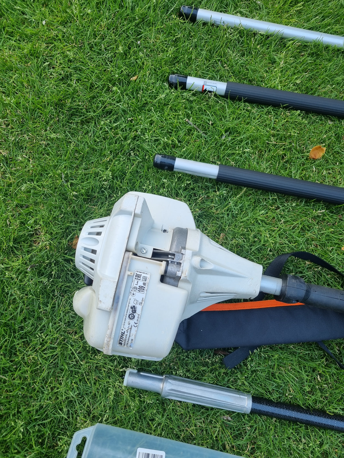 USED Stihl KM 131R professional combi set. strimmer, long reach hedge cutter pole saw