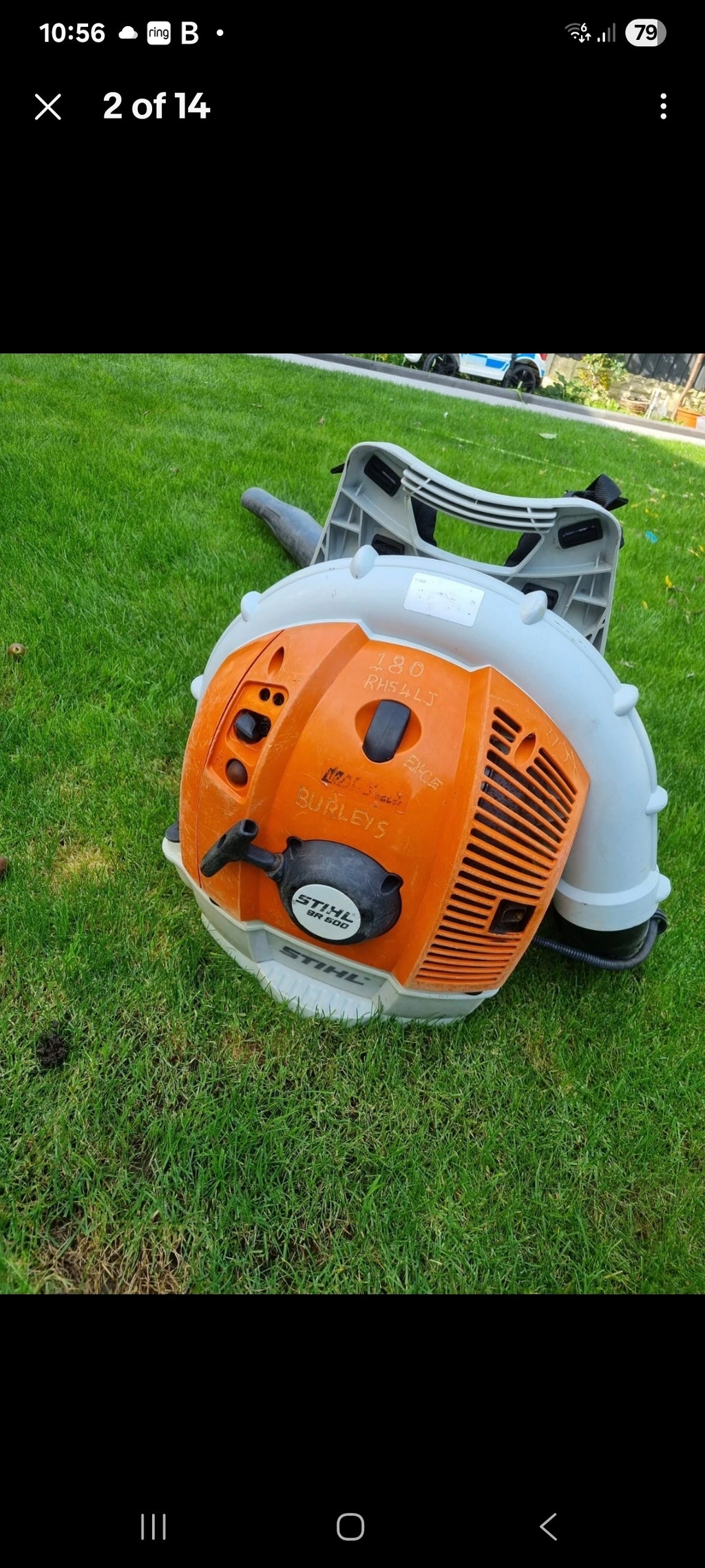 Stihl km94 Kombi set strimmer, pole saw, hedge cutter. Stihl ms291 chainsaw 16' bar. Stihl BR500 blowers
