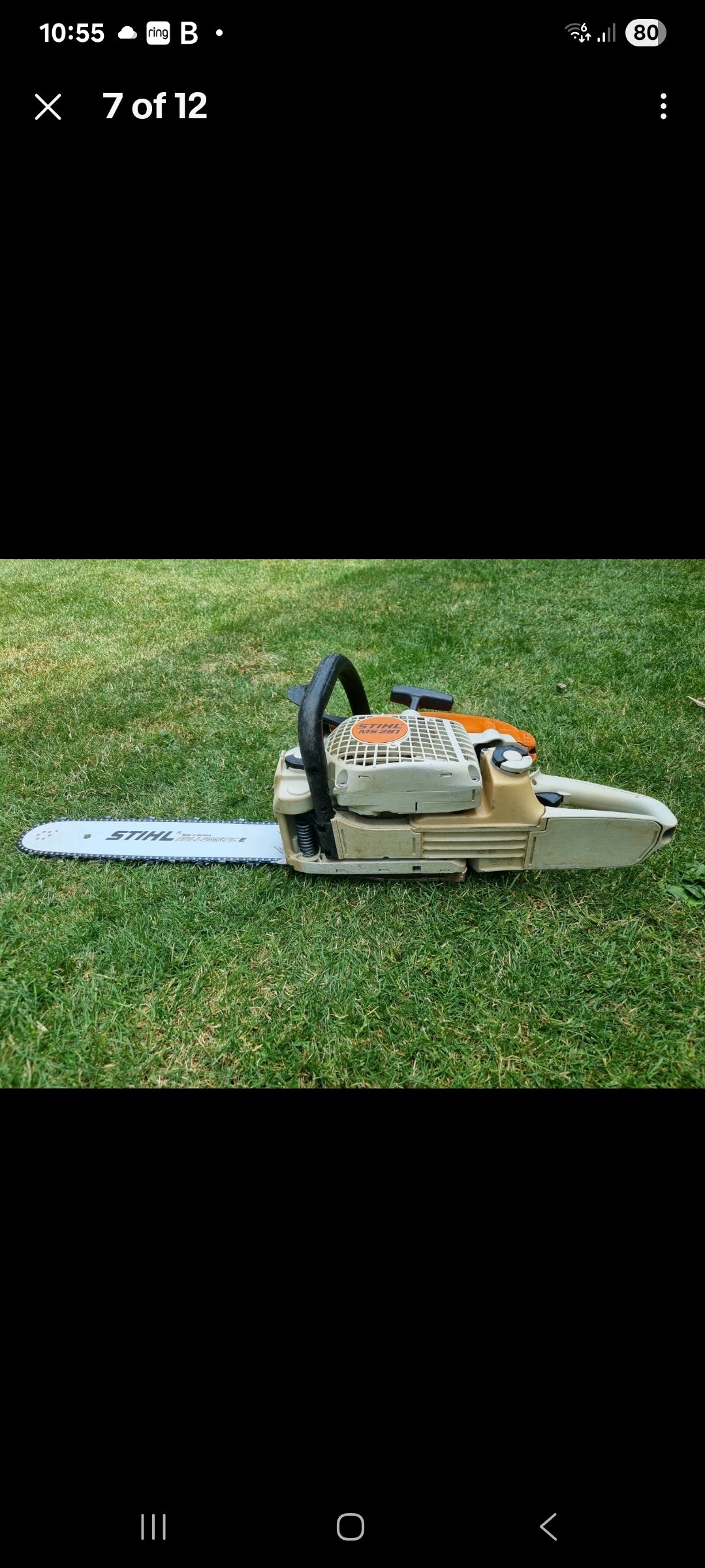 Stihl km94 Kombi set strimmer, pole saw, hedge cutter. Stihl ms291 chainsaw 16' bar. Stihl BR500 blowers