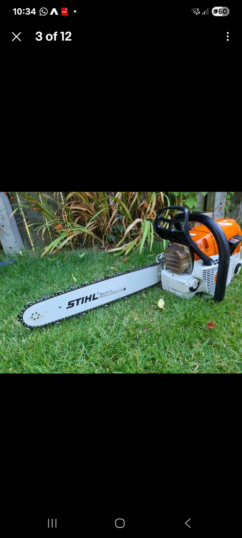 STIHL MS362C Professional, Powerful 59cc 3.4kw 18" MS 361/ 391 /441 Petrol