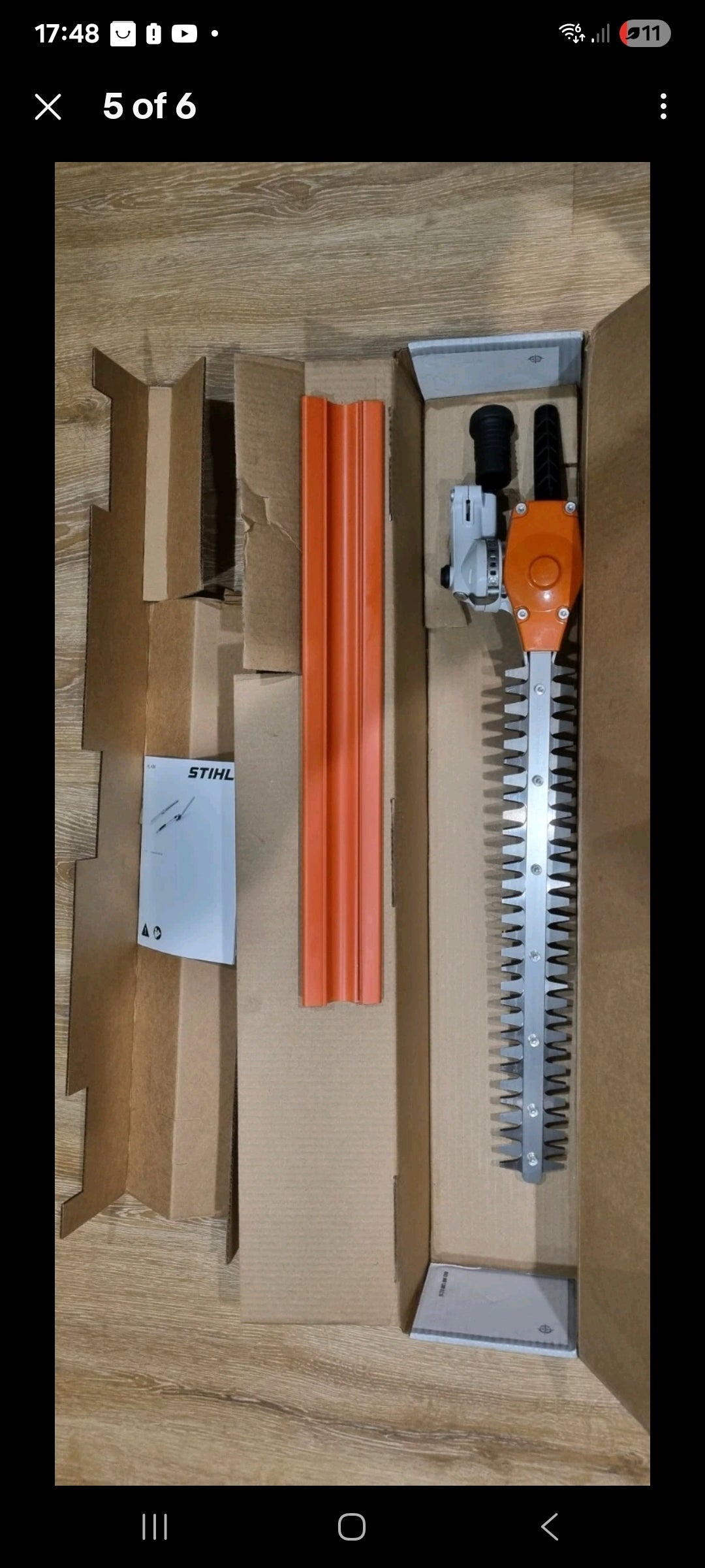 Stihl HL-KM 145° Long Reach Hedge Trimmer 50cm 20″ Combi Attachment  HL94 Hl92
