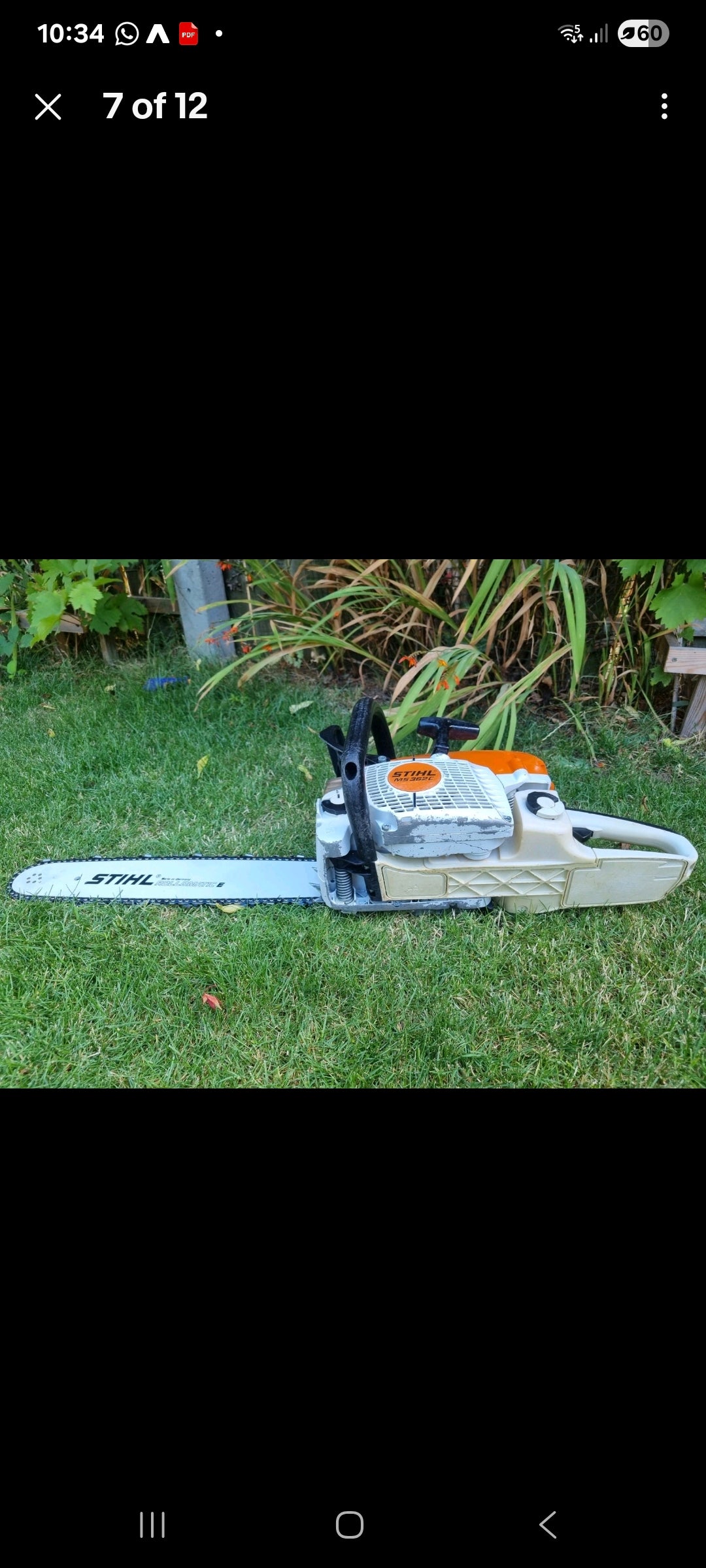 STIHL MS362C Professional, Powerful 59cc 3.4kw 18" MS 361/ 391 /441 Petrol