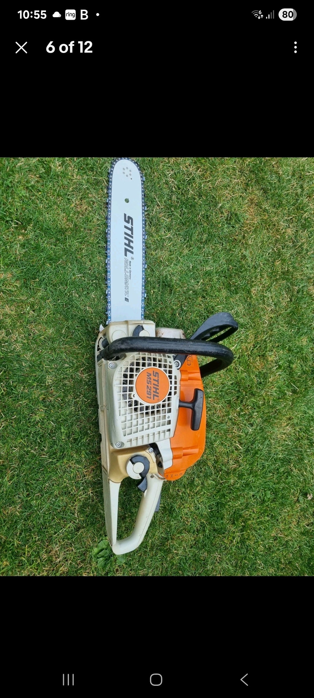 Stihl km94 Kombi set strimmer, pole saw, hedge cutter. Stihl ms291 chainsaw 16' bar. Stihl BR500 blowers