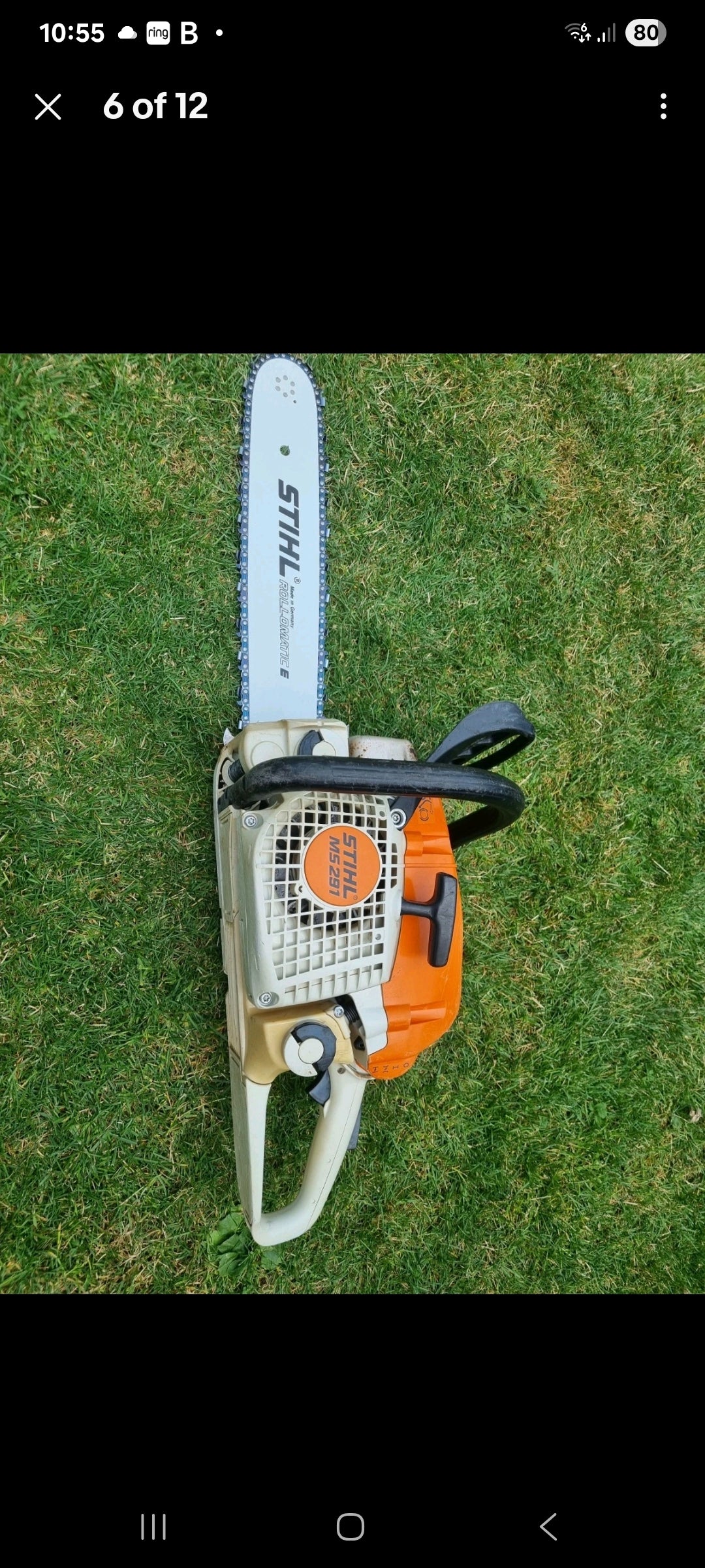 Stihl km94 Kombi set strimmer, pole saw, hedge cutter. Stihl ms291 chainsaw 16' bar. Stihl BR500 blowers