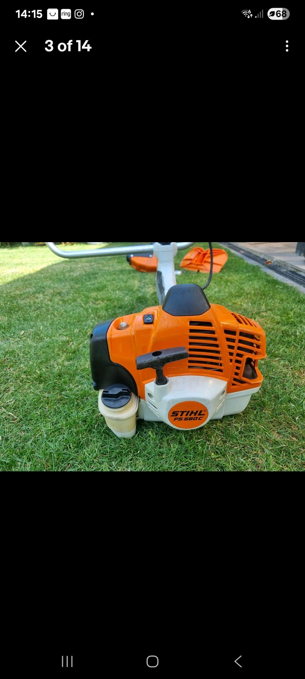 STIHL FS 560 C-EM Professional,Heavy Duty Strimmer,BrushCutter Powerful 57cc 561